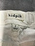 Kidpik Ivory Denim Shorts Size 7 - photo 3