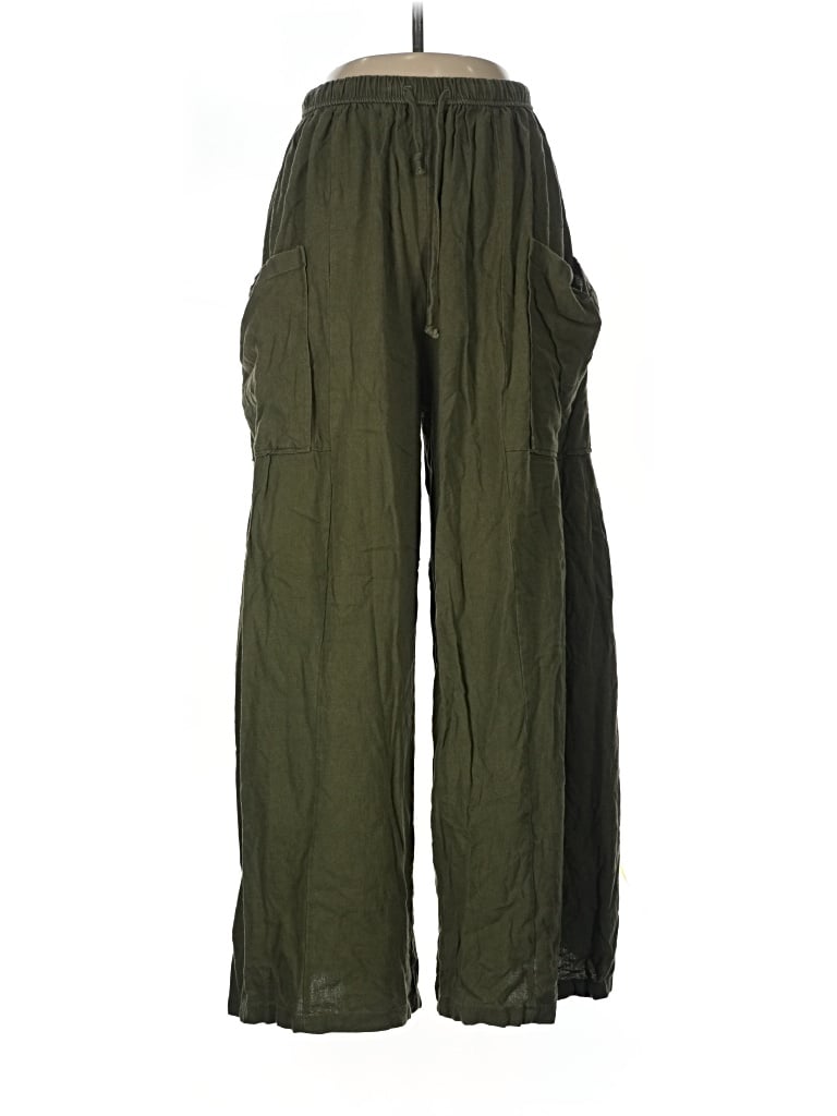 Pre-owned Unbranded Cargo Pants In Green
