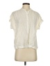 Universal Thread 100% Lyocell Ivory Short Sleeve Blouse Size S - photo 1