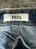 JBD 100% Cotton Stripes Blue Denim Shorts Size S - photo 3
