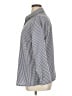 Shein Curve 100% Polyester Houndstooth Silver Long Sleeve Blouse Size 1X - photo 5