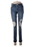 Ashley Mason Hearts Blue Jeans Size 28 waist - photo 1