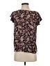 Ann Taylor LOFT 100% Polyester Black Short Sleeve Blouse Size XS - photo 1