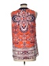 Olive and Oak 100% Polyester Orange Sleeveless Blouse Size L - photo 2