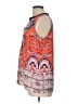 Olive and Oak 100% Polyester Orange Sleeveless Blouse Size L - photo 5