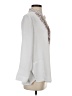 Nic + Zoe 100% Polyester Ivory Long Sleeve Blouse Size S - photo 4
