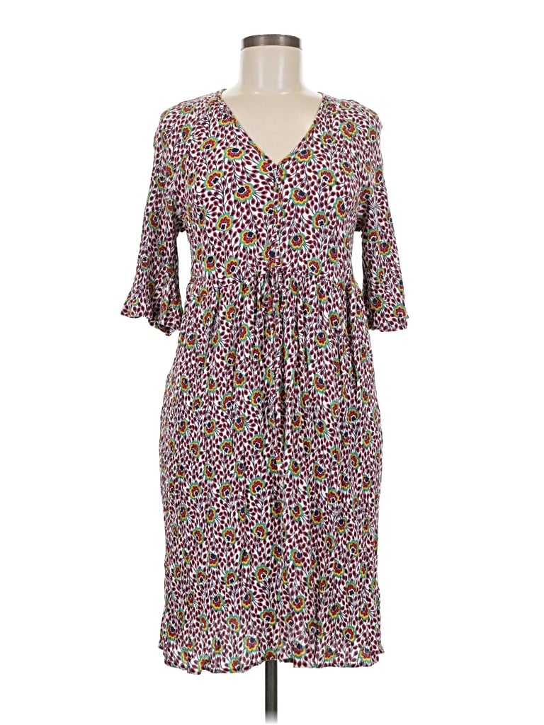 Pre-owned Boden Casual Dress In Purple