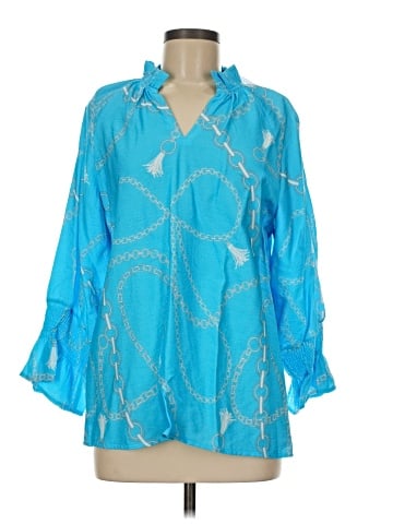 Boho Chic 3/4 Sleeve Blouse (view 1)