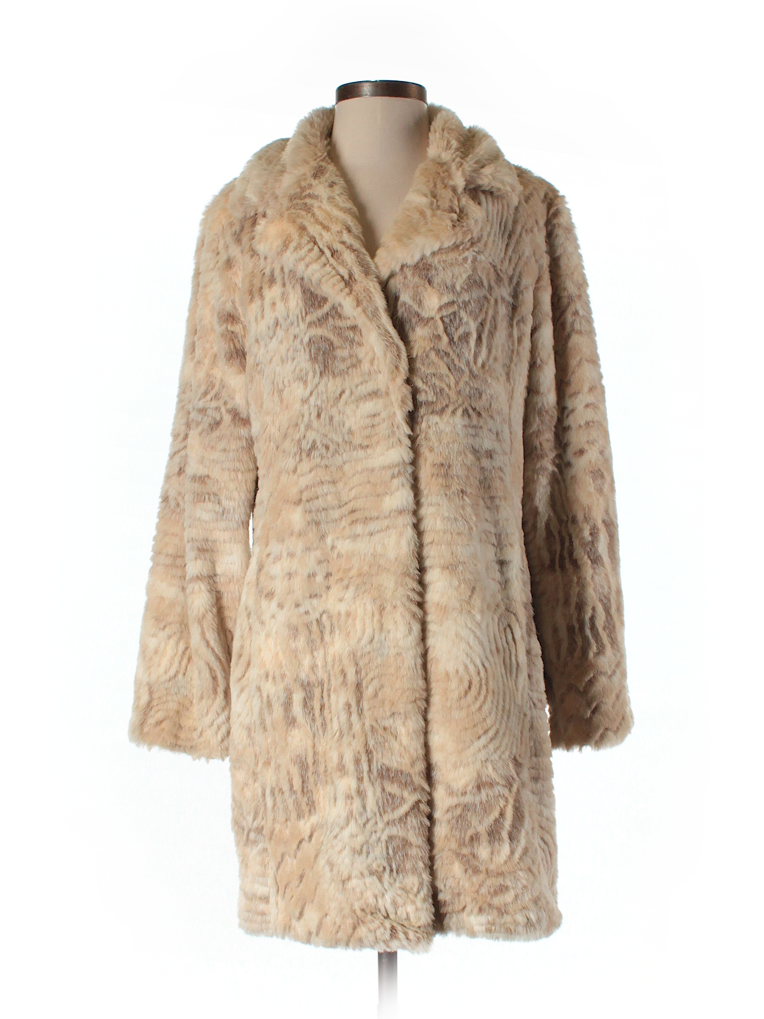 Kristen Blake Women's Ladies' Faux Fur Coat Jacket Size S M L XL NWT