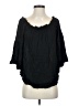 Assorted Brands 100% Rayon Black 3/4 Sleeve Blouse Size S - photo 1