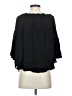 Assorted Brands 100% Rayon Black 3/4 Sleeve Blouse Size S - photo 2