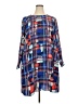 Jaeger Plaid Blue Casual Dress Size 20 - photo 1