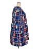 Jaeger Plaid Blue Casual Dress Size 20 - photo 4