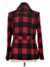 Rampage 100% Polyester Plaid Red Coat Size XL - photo 2