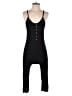 Make + Model Solid Black Romper Size S - photo 1