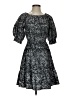 Gap 100% Cotton Metallic Silver Cocktail Dress Size XS - photo 1