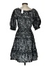 Gap 100% Cotton Metallic Silver Cocktail Dress Size XS - photo 2