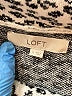 Ann Taylor LOFT Animal Print Silver Pullover Sweater Size XL - photo 7