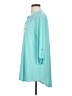 Honeyme Teal 3/4 Sleeve Blouse Size S - photo 5