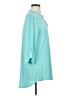 Honeyme Teal 3/4 Sleeve Blouse Size S - photo 4