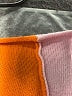 Unbranded Color Block Orange Pink Turtleneck Sweater Size L - photo 7