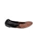 Cole Haan 100% Leather Houndstooth Brown Pink Flats Size 6 - photo 1