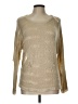 Olive and Oak 100% Acrylic Metallic Gold Pullover Sweater Size L - photo 1
