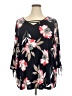 Catherines Black 3/4 Sleeve Blouse Size 2X - photo 1