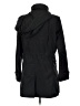 Alfani 100% Polyester Black Trenchcoat Size P (petite) - photo 2