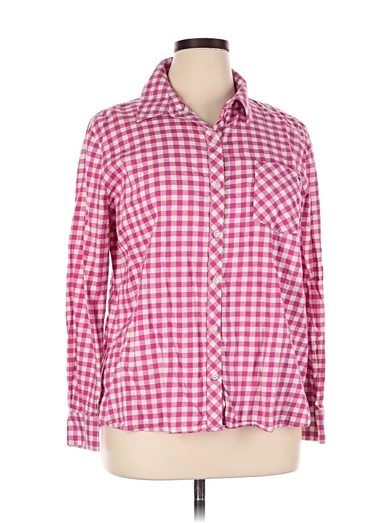 Pre-owned Vineyard Vines Long Sleeve Button Down Shirt In Pink