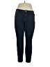 Inc Denim Solid Blue Jeans Size 14 short - photo 1