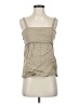 Theory Tan Sleeveless Blouse Size S - photo 1