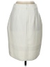 Express Solid Ivory Faux Leather Skirt Size 4 - photo 2