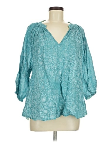 Ro's Garden 3/4 Sleeve Blouse (view 1)