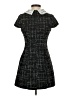 Shein 100% Polyester Tweed Black Casual Dress Size 2 - photo 2