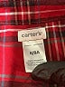 Carter's 100% Cotton Plaid Red Long Sleeve Button-Down Shirt Size 8 - photo 3