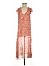 Assorted Brands Orange Casual Dress Size L - photo 1