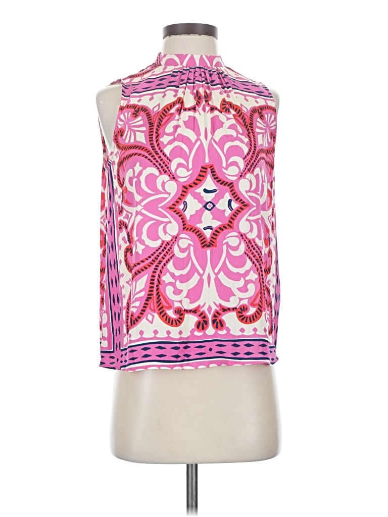 Pre-owned J By Joie Sleeveless Blouse In Pink