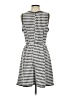 Sophyline 100% Polyester Houndstooth Gray Casual Dress Size S - photo 2