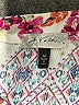 J Valdi 100% Polyester Print White Casual Dress Size M - photo 6