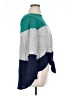 emerald Color Block Gray Long Sleeve Top Size 1X - photo 4