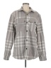 H&M Houndstooth Gray Long Sleeve Blouse Size M - photo 1