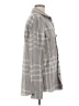 H&M Houndstooth Gray Long Sleeve Blouse Size M - photo 4