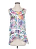Spense Purple Sleeveless Blouse Size S - photo 1