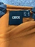 ASOS 100% Polyester Orange Casual Dress Size 4 - photo 7