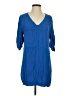 BCBGMAXAZRIA Blue 3/4 Sleeve Blouse Size XXS - photo 1
