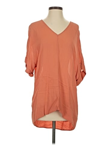BCBGMAXAZRIA Short Sleeve Blouse (view 1)