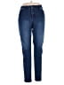 Roz & Ali Solid Blue Jeans Size 16 - photo 1
