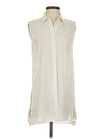 Helmut Lang Sleeveless Button-Down Shirt (view 1)