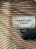 American Eagle Outfitters Stripes Tan Long Sleeve Blouse Size XS - photo 7